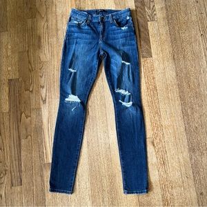 Joe jeans ripped skinny leg size 27